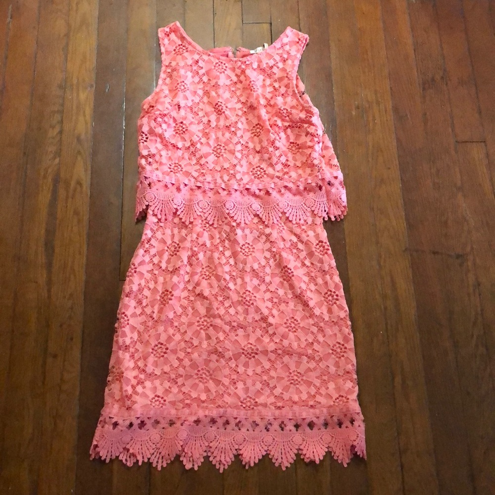 Coral dress